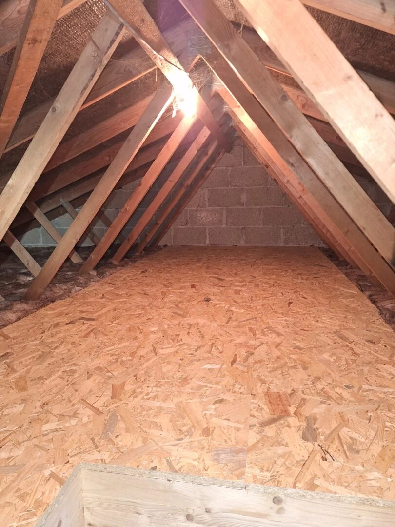 Attic insulation